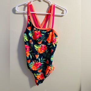 Girls one piece swimsuit